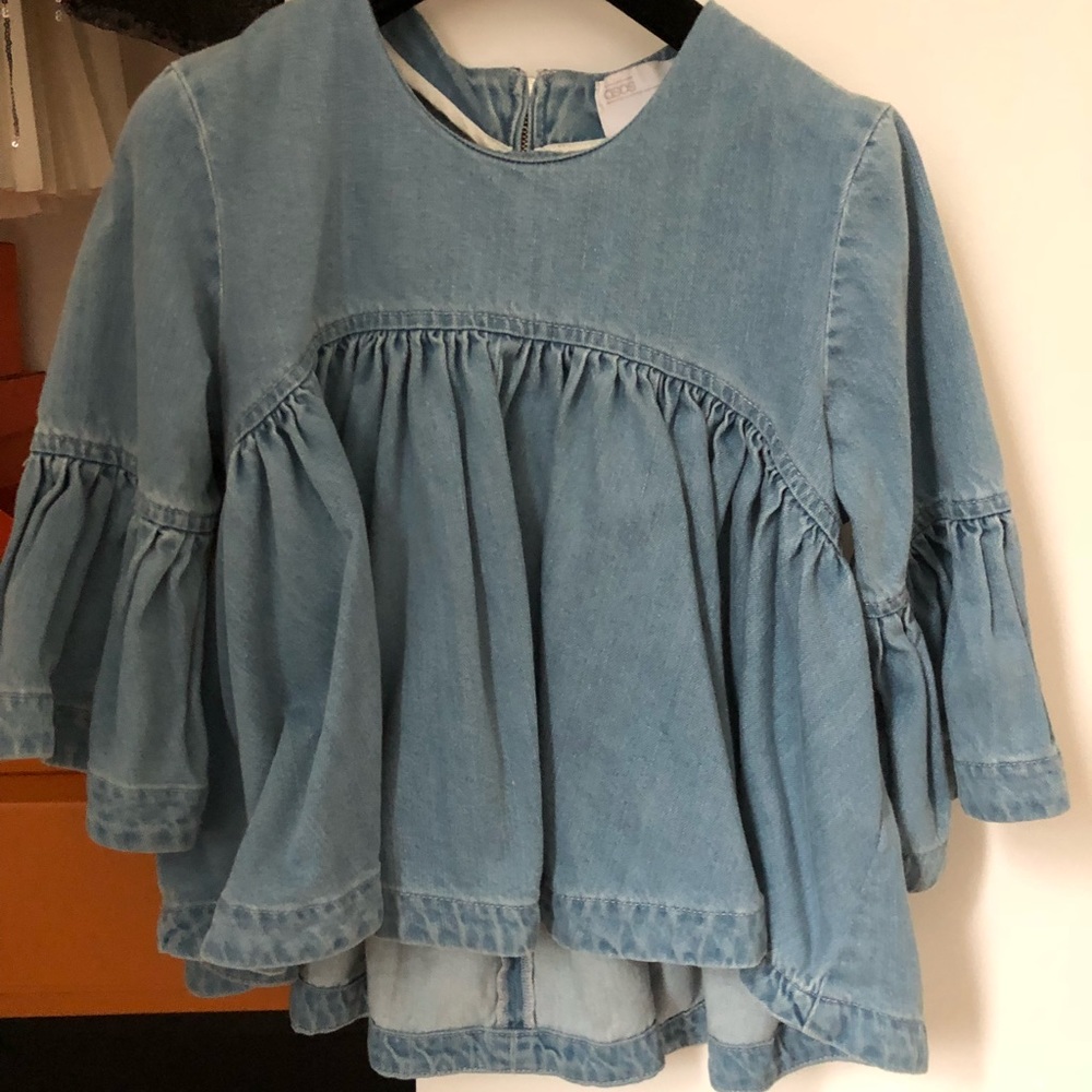 Asos high-Low denim top